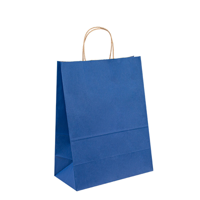 UPACK Brown Christmas Paper Gift Bags Compostable Recyclable With Handles